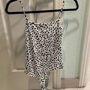 Polka dot bodysuit